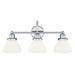 Capital Lighting - Three Light Vanity - Baxter - Chrome- Union Lighting Luminaires Decor