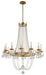Troy Lighting - 12 Light Chandelier - Viola - Vintage Gold Leaf- Union Lighting Luminaires Decor