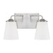 Capital Lighting - Two Light Vanity - Braylon - Brushed Nickel- Union Lighting Luminaires Decor