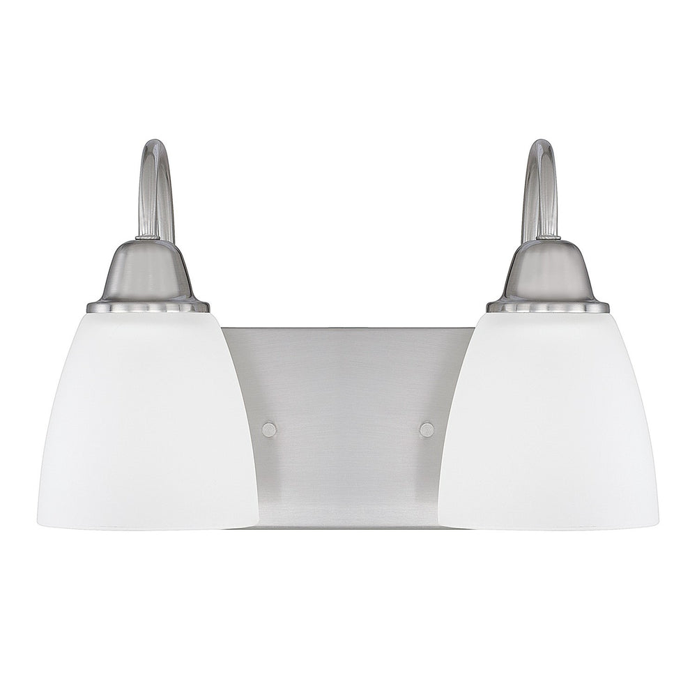 Capital Lighting - Two Light Vanity - Trenton - Brushed Nickel- Union Lighting Luminaires Decor