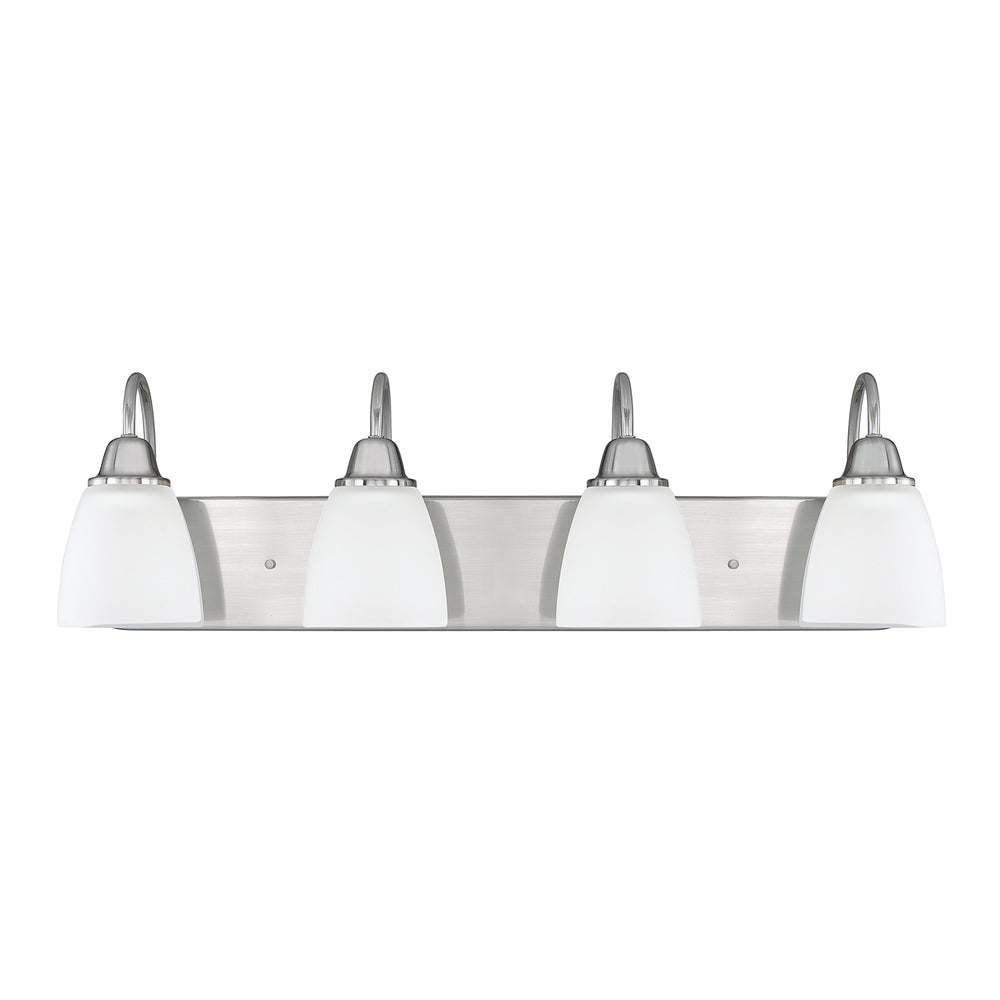 Capital Lighting - Four Light Vanity - Trenton - Brushed Nickel- Union Lighting Luminaires Decor