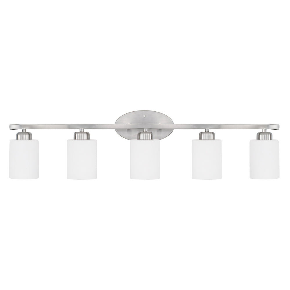 Capital Lighting - Five light Vanity - Dixon - Brushed Nickel- Union Lighting Luminaires Decor