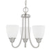 Capital Lighting - Three Light Chandelier - Trenton - Brushed Nickel- Union Lighting Luminaires Decor