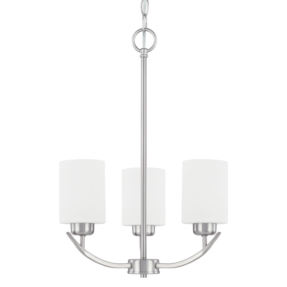 Capital Lighting - Three Light Chandelier - Dixon - Brushed Nickel- Union Lighting Luminaires Decor
