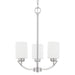 Capital Lighting - Three Light Chandelier - Dixon - Brushed Nickel- Union Lighting Luminaires Decor