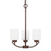 Capital Lighting - Three Light Chandelier - Dixon - Bronze- Union Lighting Luminaires Decor