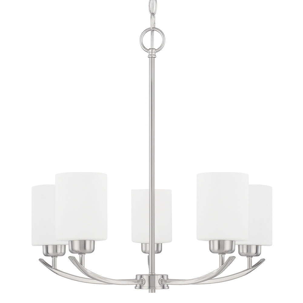 Capital Lighting - Five Light Chandelier - Dixon - Brushed Nickel- Union Lighting Luminaires Decor