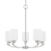 Capital Lighting - Five Light Chandelier - Dixon - Brushed Nickel- Union Lighting Luminaires Decor