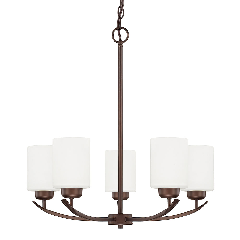Capital Lighting - Five Light Chandelier - Dixon - Bronze- Union Lighting Luminaires Decor