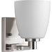 Progress Canada - One Light Bath Bracket - Fleet - Brushed Nickel- Union Lighting Luminaires Decor