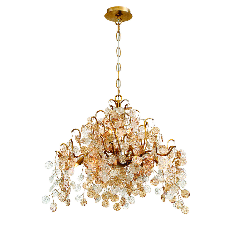 Eurofase Canada - 11 Light Chandelier - Campobasso - Antique Gold- Union Lighting Luminaires Decor