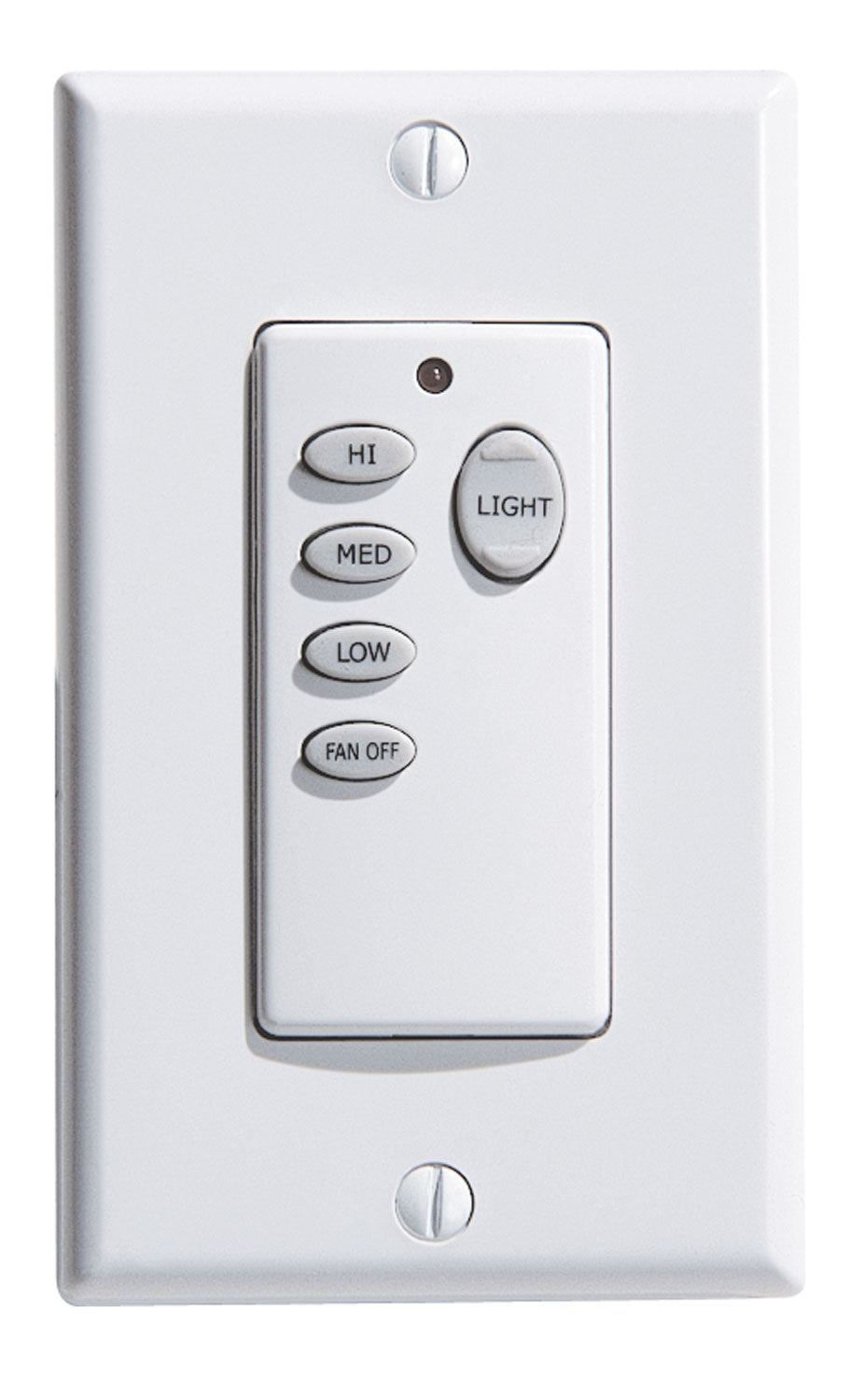 Kendal Canada - Secondary Mounted Remote Transmitter Fan Wall Mount Control - Remote - White- Union Lighting Luminaires Decor
