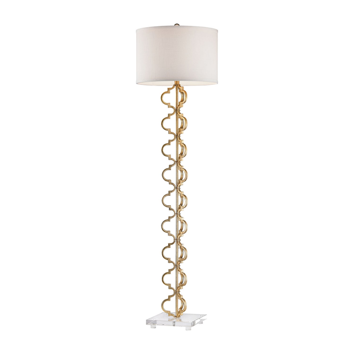 ELK Home - One Light Floor Lamp - Castile - Gold Leaf- Union Lighting Luminaires Decor