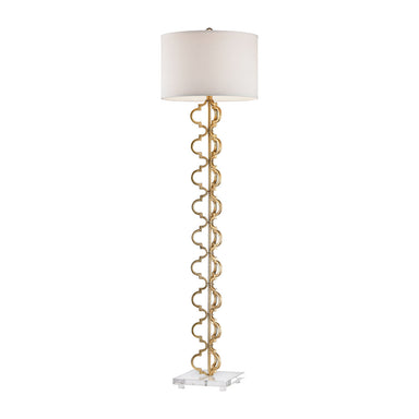 ELK Home - One Light Floor Lamp - Castile - Gold Leaf- Union Lighting Luminaires Decor