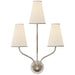 Visual Comfort Signature Canada - Three Light Wall Sconce - Montreuil - Burnished Silver Leaf- Union Lighting Luminaires Decor
