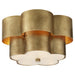 Visual Comfort Signature Canada - Three Light Flush Mount - Arabelle - Gild- Union Lighting Luminaires Decor