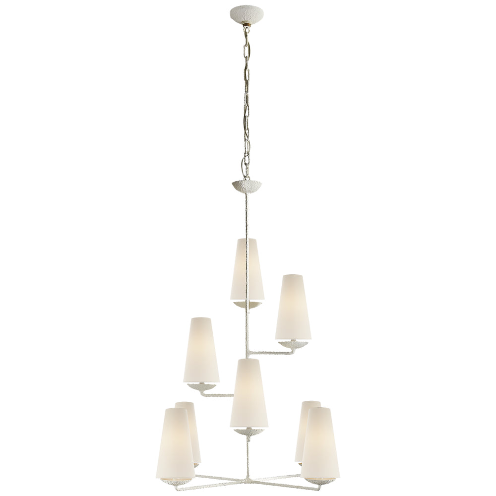 Visual Comfort Signature Canada - Eight Light Chandelier - Fontaine - Plaster- Union Lighting Luminaires Decor