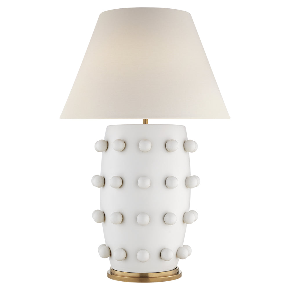 Visual Comfort Signature Canada - One Light Table Lamp - Linden - Plaster White- Union Lighting Luminaires Decor