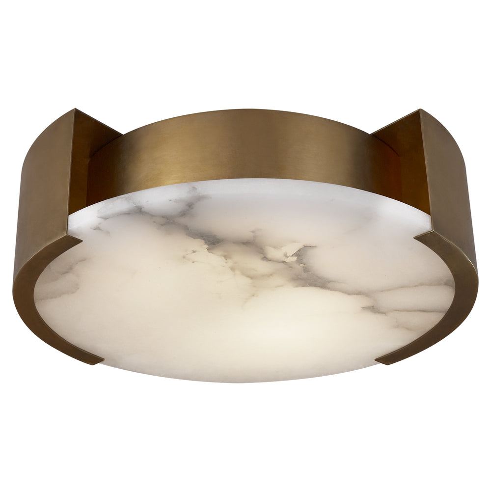 Visual Comfort Signature Canada - LED Flush Mount - Melange - Antique-Burnished Brass- Union Lighting Luminaires Decor