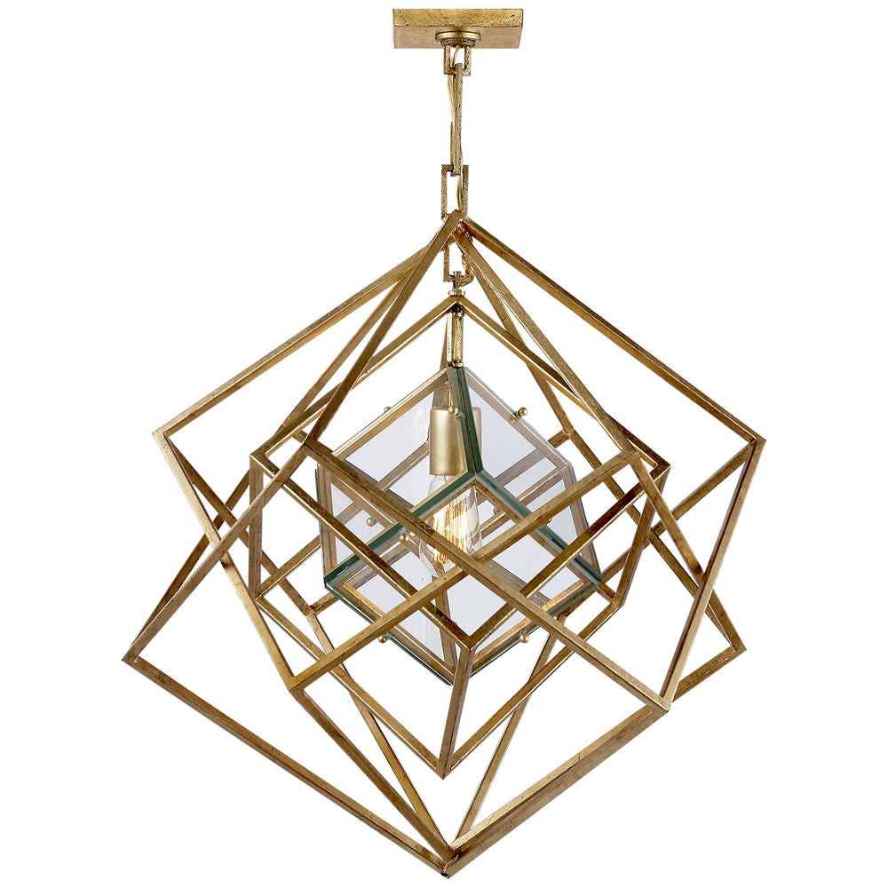 Visual Comfort Signature Canada - One Light Chandelier - Cubist - Gild- Union Lighting Luminaires Decor