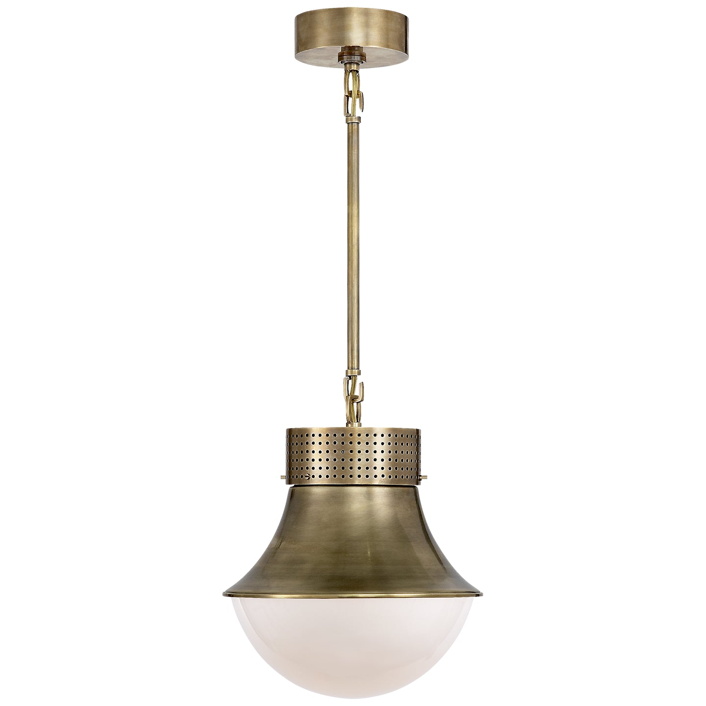 Visual Comfort Signature Canada - One Light Pendant - Precision - Antique-Burnished Brass- Union Lighting Luminaires Decor