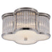 Visual Comfort Signature Canada - Two Light Flush Mount - Basil - Polished Nickel with Clear Glass- Union Lighting Luminaires Decor