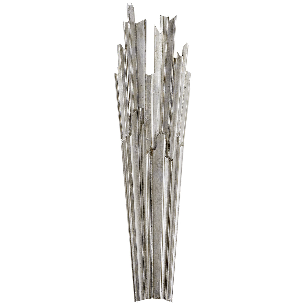 Visual Comfort Signature Canada - Two Light Wall Sconce - Claymore - Burnished Silver Leaf- Union Lighting Luminaires Decor