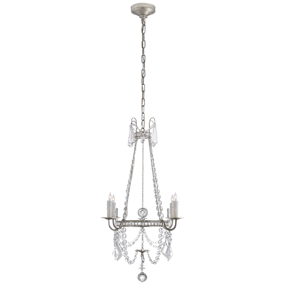 Visual Comfort Signature Canada - Four Light Chandelier - Sharon - Burnished Silver Leaf- Union Lighting Luminaires Decor