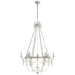 Visual Comfort Signature Canada - Six Light Chandelier - Sharon - Burnished Silver Leaf- Union Lighting Luminaires Decor