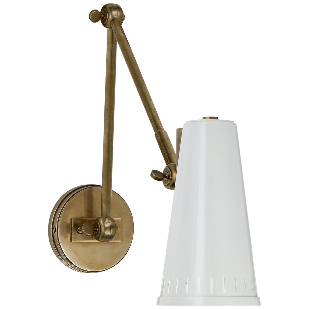 Visual Comfort Signature Canada - One Light Wall Sconce - Antonio - Hand-Rubbed Antique Brass- Union Lighting Luminaires Decor