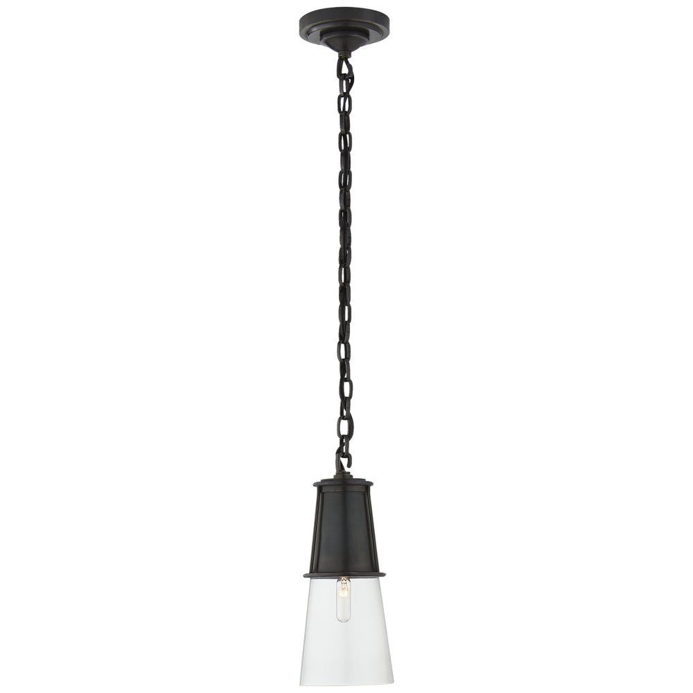 Visual Comfort Signature Canada - One Light Pendant - Robinson - Bronze- Union Lighting Luminaires Decor