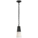 Visual Comfort Signature Canada - One Light Pendant - Robinson - Bronze- Union Lighting Luminaires Decor