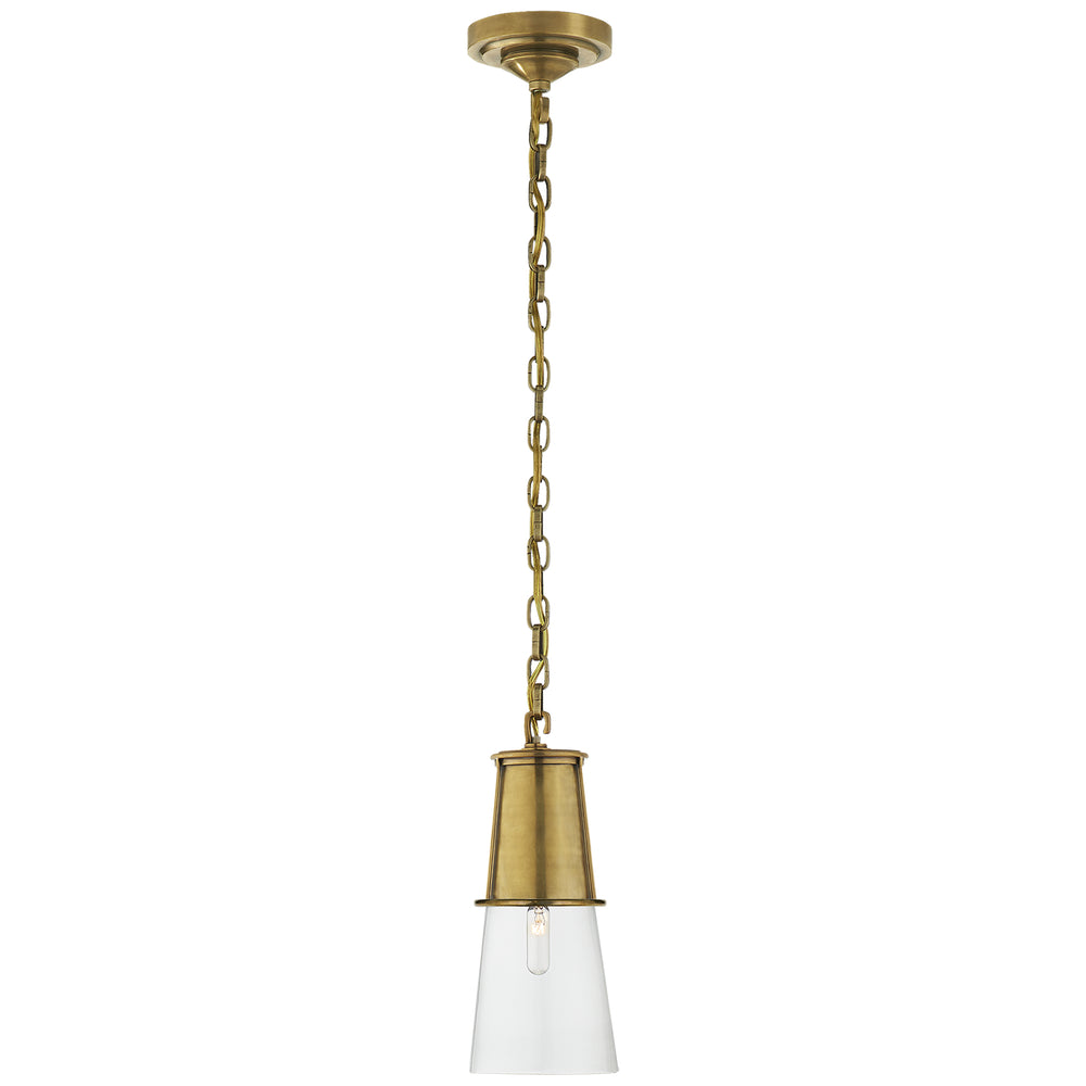 Visual Comfort Signature Canada - One Light Pendant - Robinson - Hand-Rubbed Antique Brass- Union Lighting Luminaires Decor