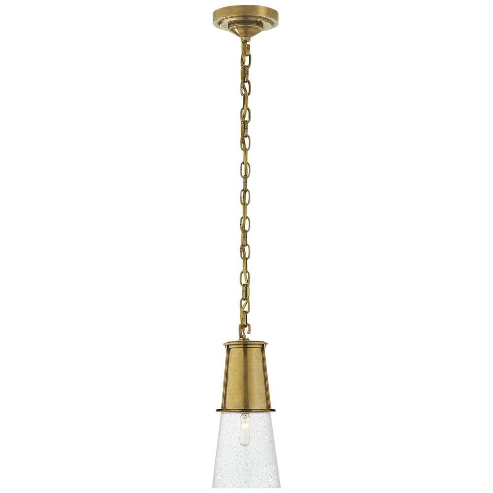 Visual Comfort Signature Canada - One Light Pendant - Robinson - Hand-Rubbed Antique Brass- Union Lighting Luminaires Decor