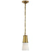 Visual Comfort Signature Canada - One Light Pendant - Robinson - Hand-Rubbed Antique Brass- Union Lighting Luminaires Decor