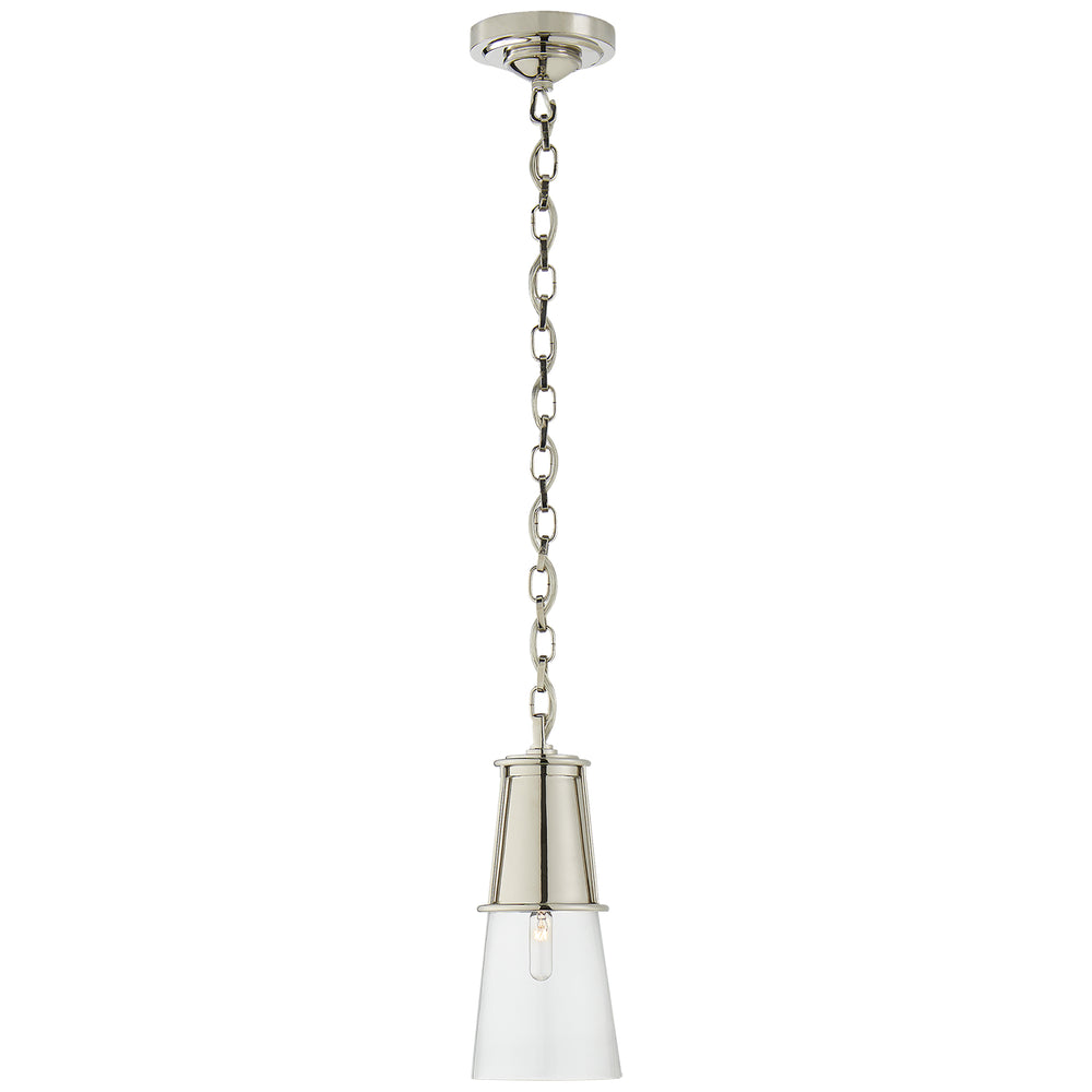 Visual Comfort Signature Canada - One Light Pendant - Robinson - Polished Nickel- Union Lighting Luminaires Decor