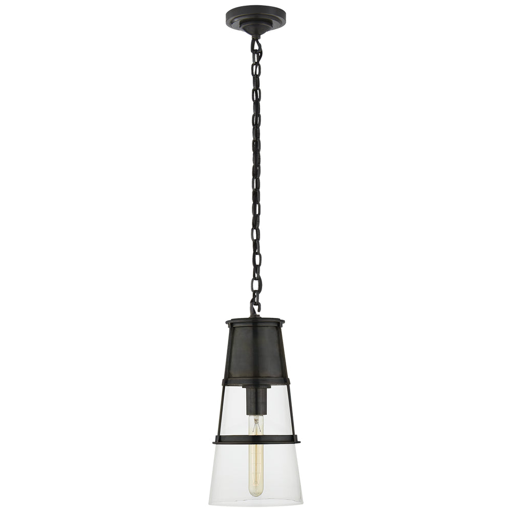 Visual Comfort Signature Canada - One Light Pendant - Robinson - Bronze- Union Lighting Luminaires Decor