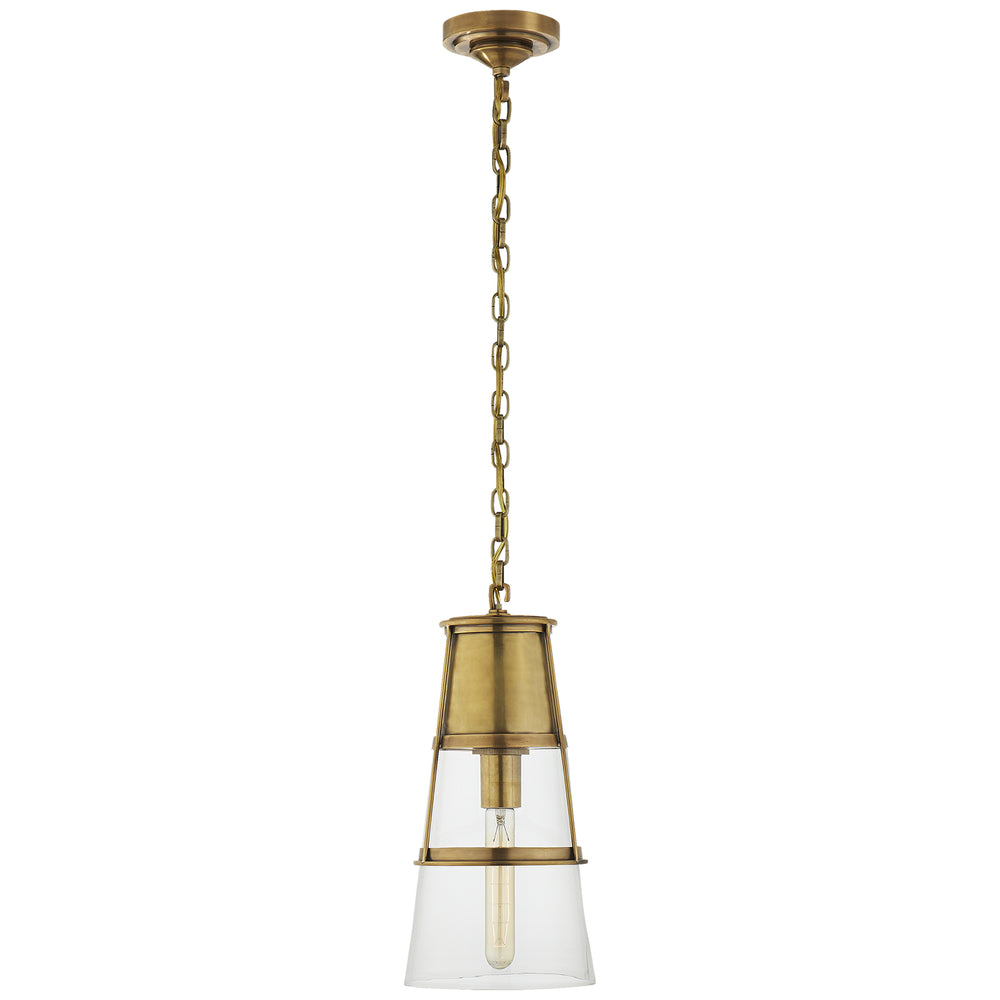 Visual Comfort Signature Canada - One Light Pendant - Robinson - Hand-Rubbed Antique Brass- Union Lighting Luminaires Decor