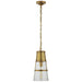 Visual Comfort Signature Canada - One Light Pendant - Robinson - Hand-Rubbed Antique Brass- Union Lighting Luminaires Decor