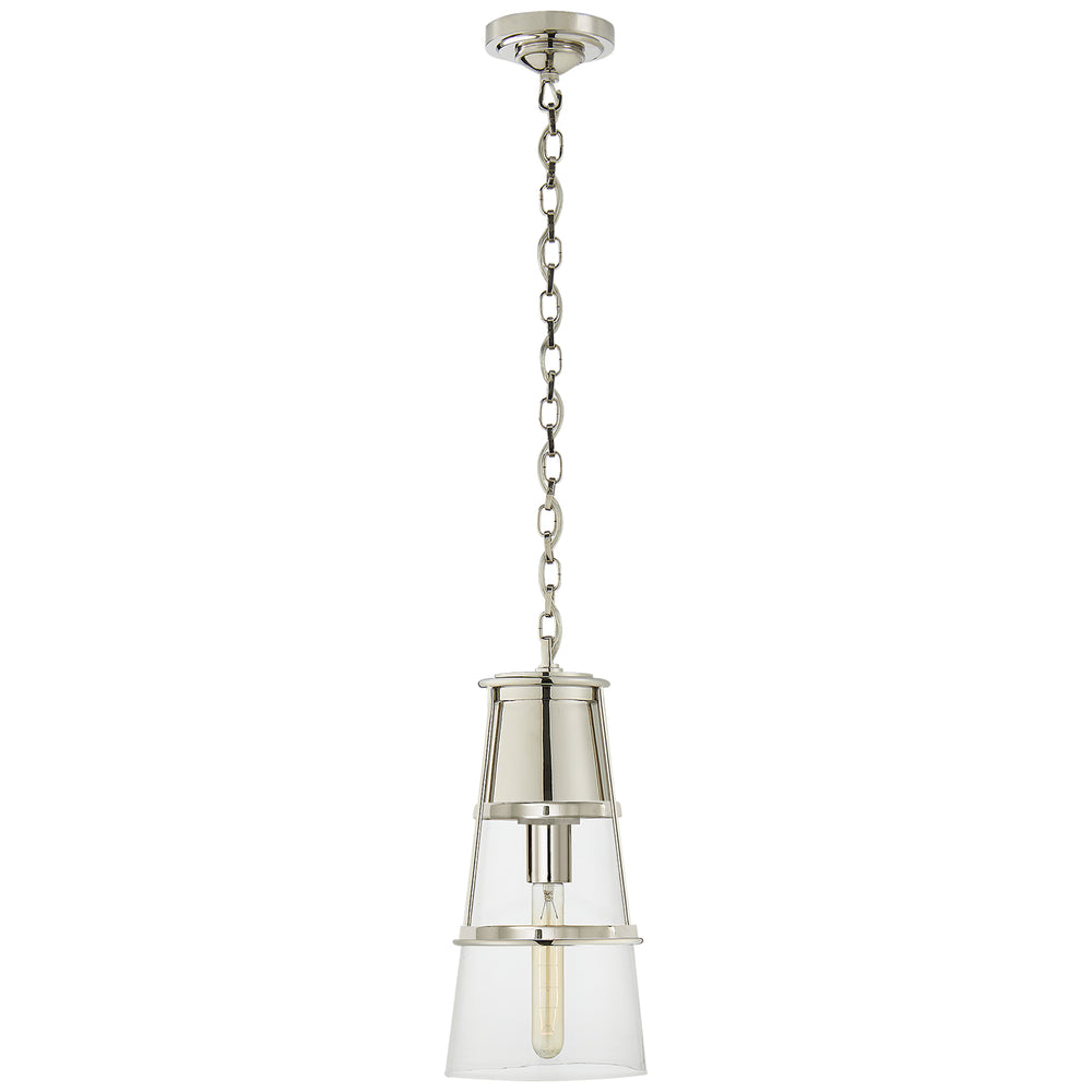 Visual Comfort Signature Canada - One Light Pendant - Robinson - Polished Nickel- Union Lighting Luminaires Decor