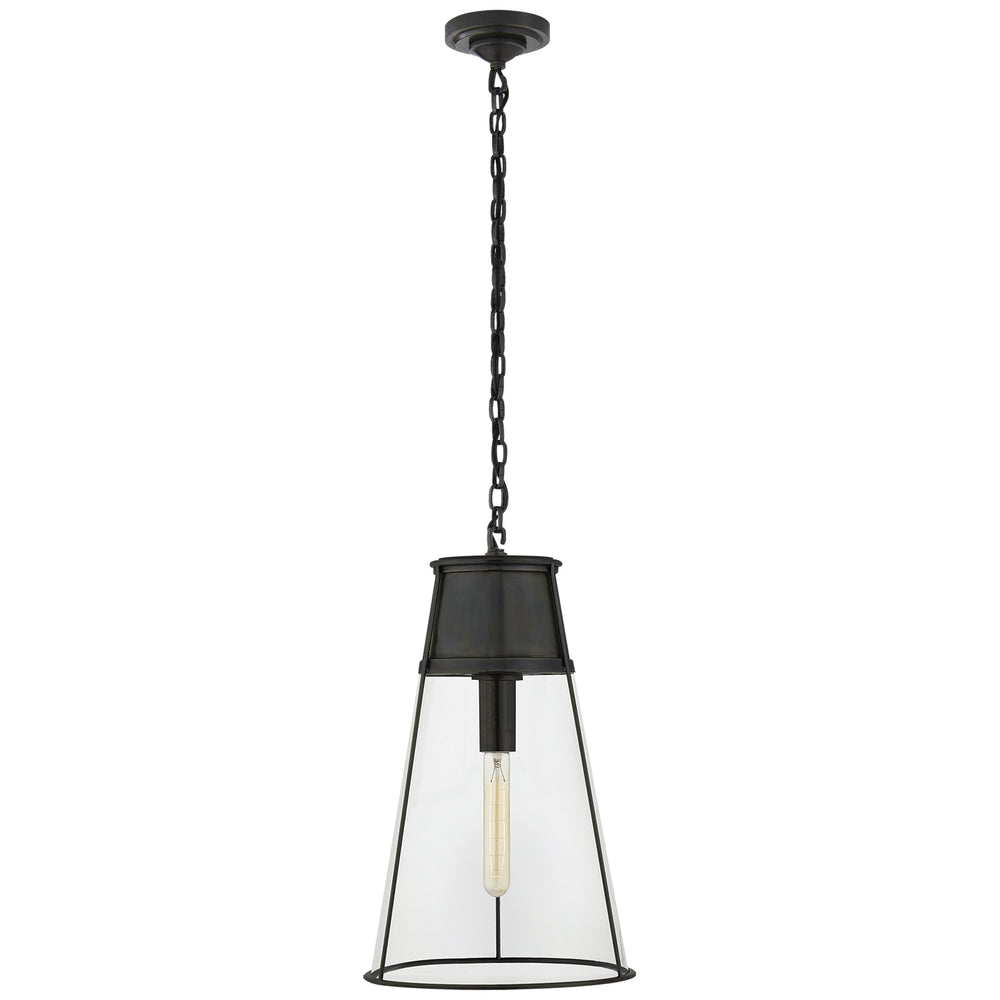 Visual Comfort Signature Canada - One Light Pendant - Robinson - Bronze- Union Lighting Luminaires Decor