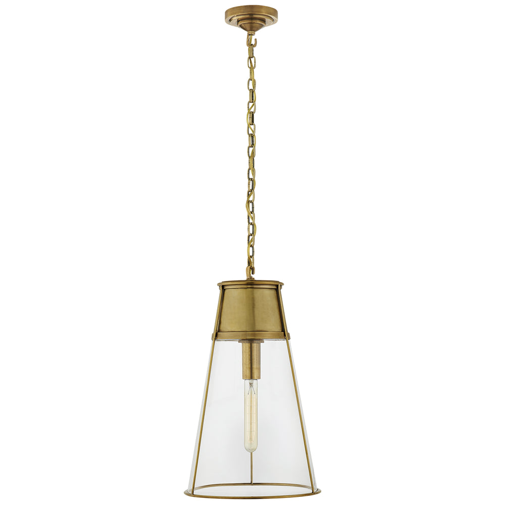 Visual Comfort Signature Canada - One Light Pendant - Robinson - Hand-Rubbed Antique Brass- Union Lighting Luminaires Decor