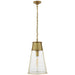 Visual Comfort Signature Canada - One Light Pendant - Robinson - Hand-Rubbed Antique Brass- Union Lighting Luminaires Decor