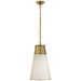 Visual Comfort Signature Canada - One Light Pendant - Robinson - Hand-Rubbed Antique Brass- Union Lighting Luminaires Decor