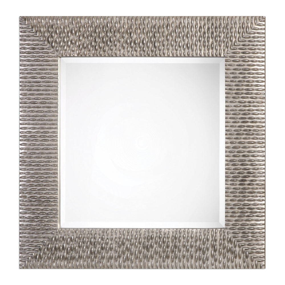 Uttermost - Mirror - Cressida - Metallic Silver Leaf w/Black- Union Lighting Luminaires Decor
