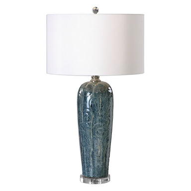 Uttermost - One Light Table Lamp - Maira - Brushed Nickel- Union Lighting Luminaires Decor