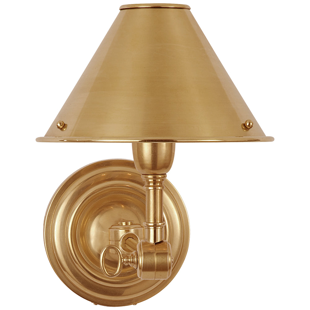 Ralph Lauren Canada - One Light Wall Sconce - Anette - Natural Brass- Union Lighting Luminaires Decor