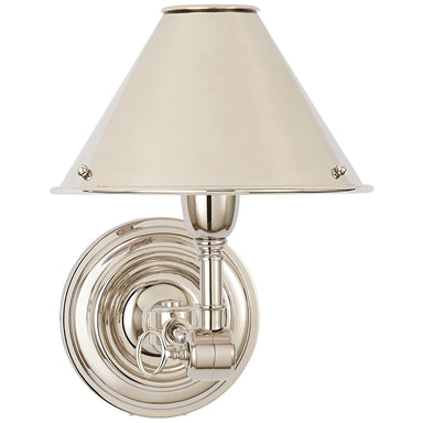 Ralph Lauren Canada - One Light Wall Sconce - Anette - Polished Nickel- Union Lighting Luminaires Decor