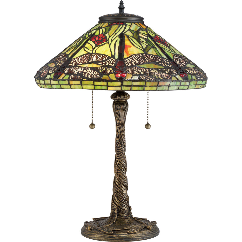 Quoizel - Two Light Table Lamp - Jungle Dragonfly - Architectural Bronze- Union Lighting Luminaires Decor