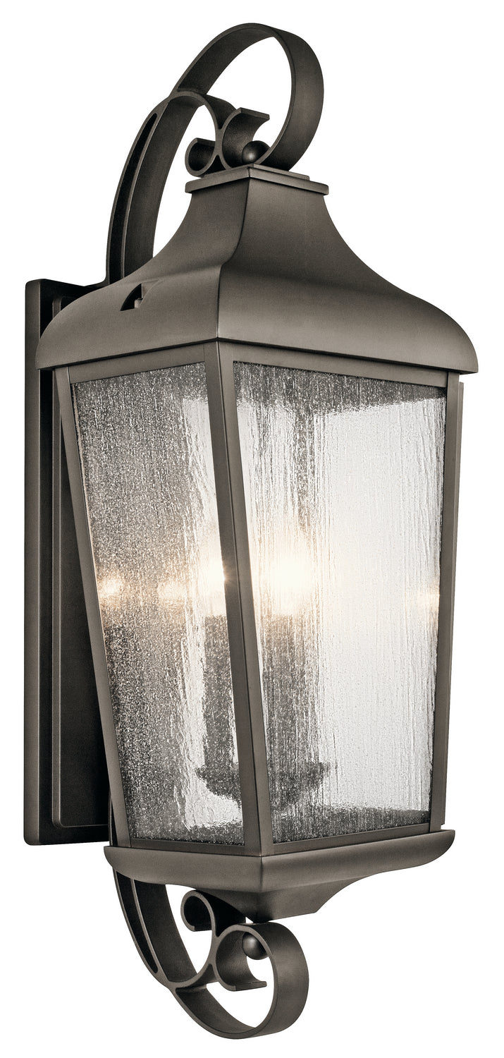 Kichler Canada - Three Light Outdoor Wall Mount - Forestdale - Olde Bronze- Union Lighting Luminaires Decor